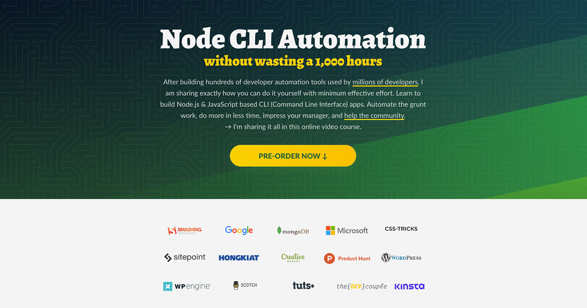 Node CLI Course