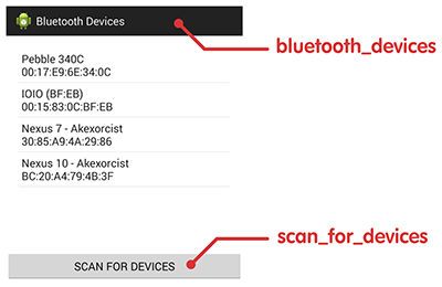 Custom Device List Text