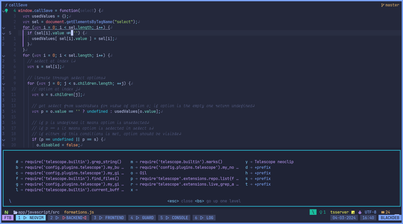 nv-ide + which-key 