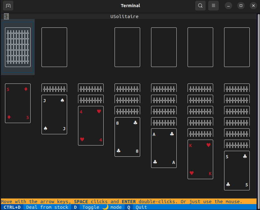 https://raw.codeproxy.net/eliasdorneles/usolitaire/master/screenshot-usolitaire.png