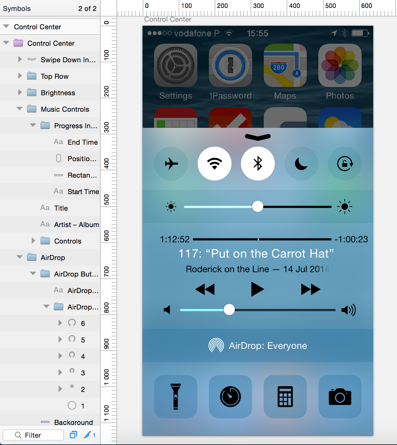 Control Center Screenshot