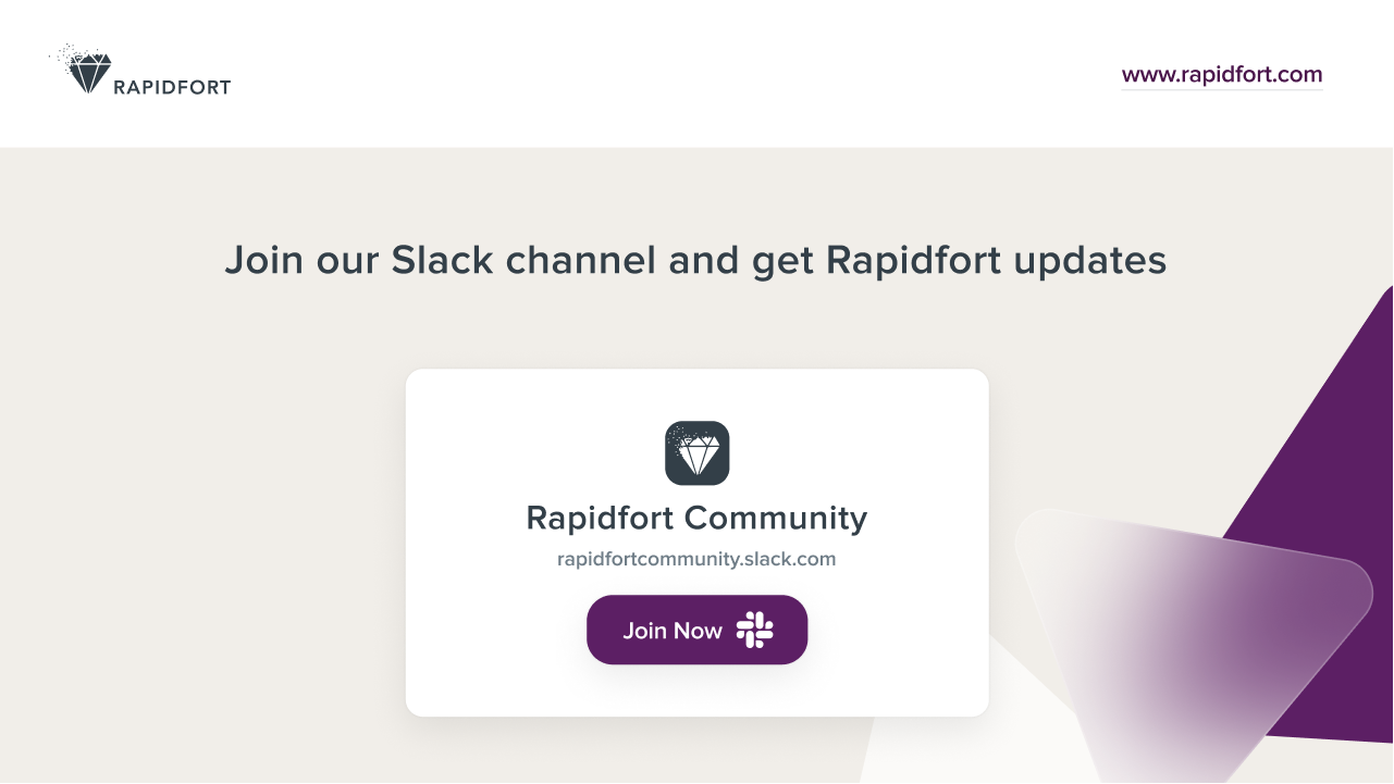 RapidFort Community Slack