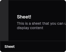 Sheet