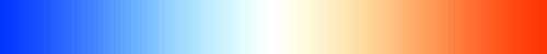 gradient: blue-white-red