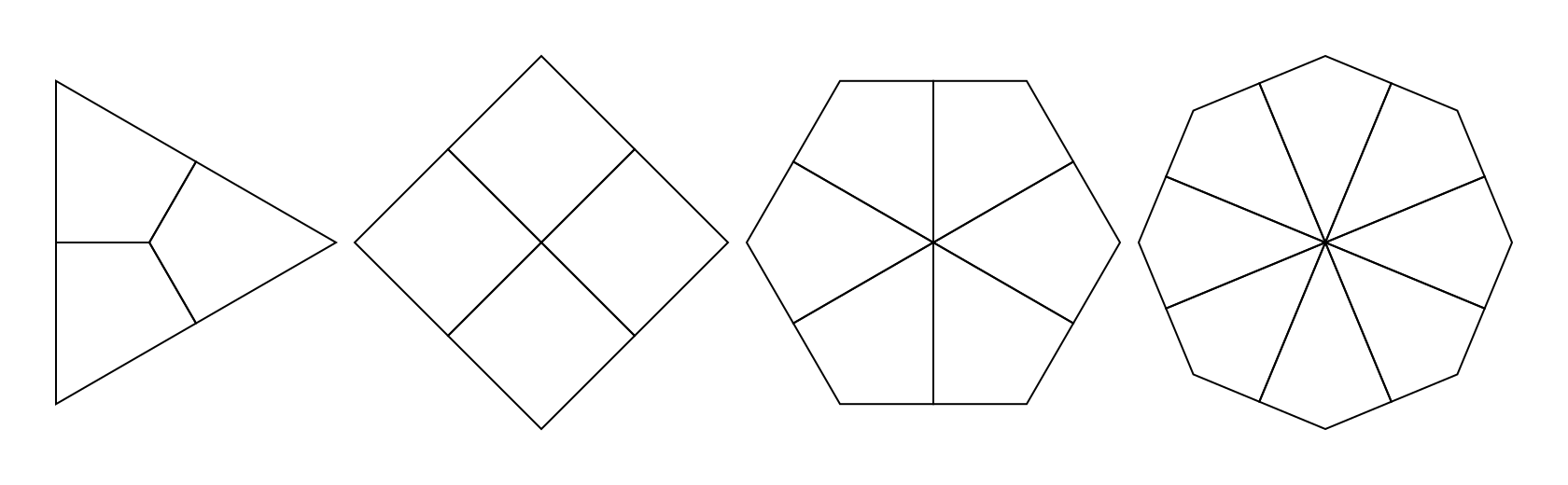 diagram of tessellated polygons