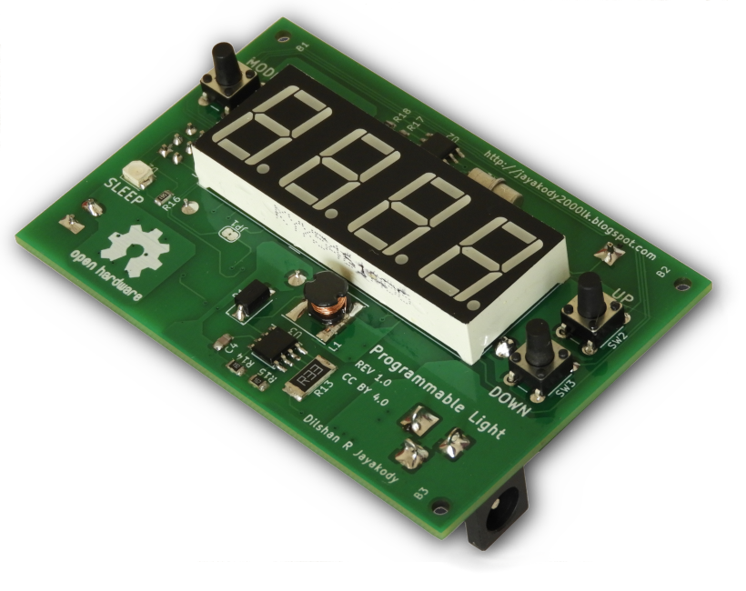 Finished version of programmable light controller